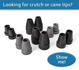 Crutch and cane tips